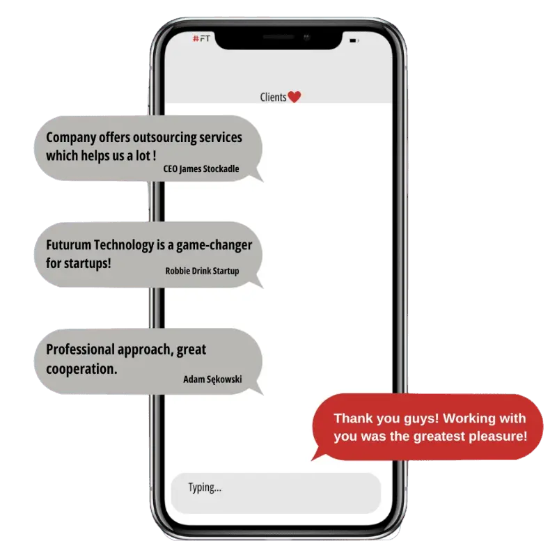 Contact texting with our Clients